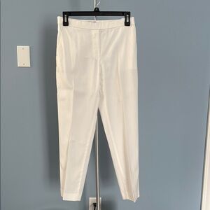 Theory White Trousers